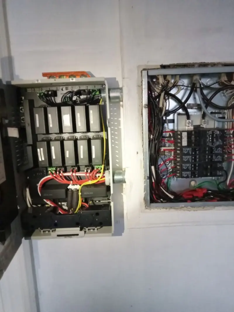 Electrical panel upgrade completed for Ring Doorbell Installation in Williamston